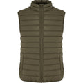 Olive - Front - New Morning Studios Mens Lightweight Gilet