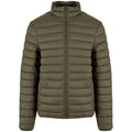 Olive - Front - New Morning Studios Mens Lightweight Puffer Jacket