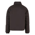 Black - Back - Build Your Brand Mens Oversized Puffer Jacket