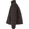 Black - Side - Build Your Brand Mens Oversized Puffer Jacket