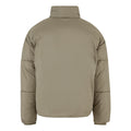 Pale Olive - Back - Build Your Brand Mens Oversized Puffer Jacket