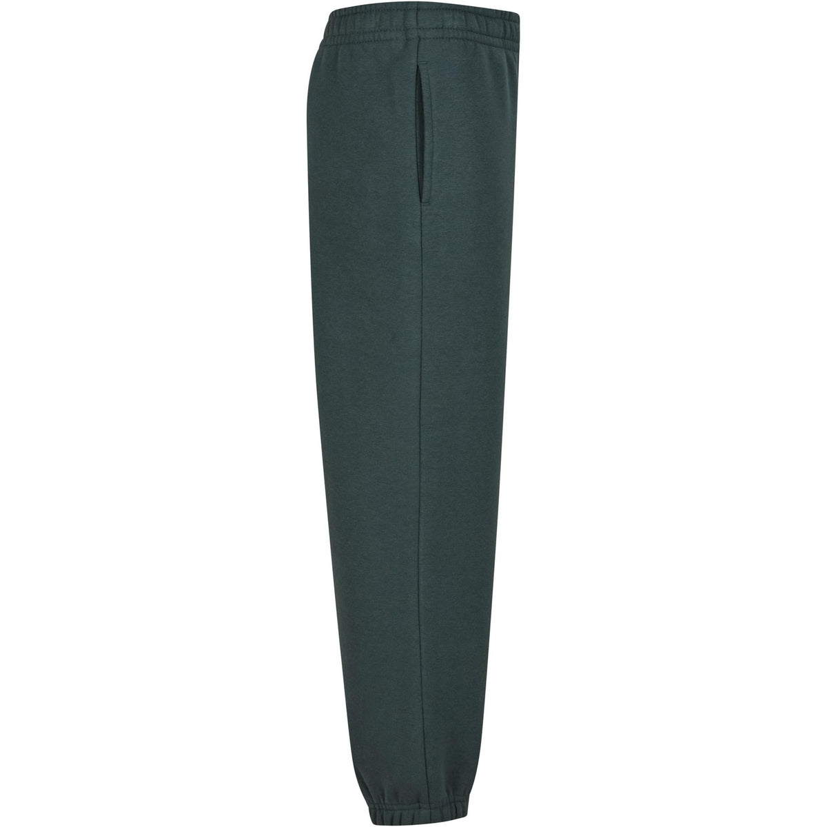 Bottle Green - Lifestyle - Build Your Brand Childrens-Kids Fluffy Sweatpants