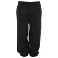 Black - Front - Build Your Brand Childrens-Kids Fluffy Sweatpants