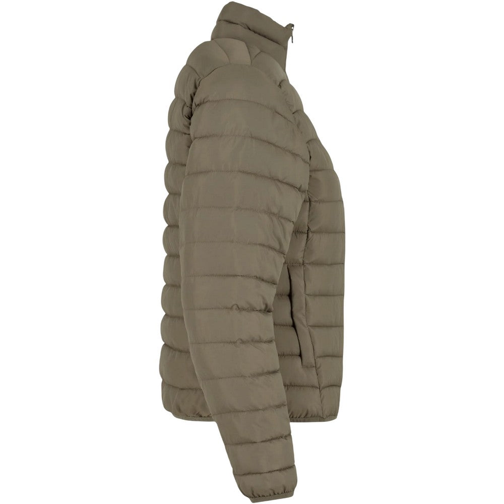 Olive - Lifestyle - New Morning Studios Womens-Ladies Lightweight Puffer Jacket