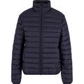 Navy - Front - New Morning Studios Womens-Ladies Lightweight Puffer Jacket