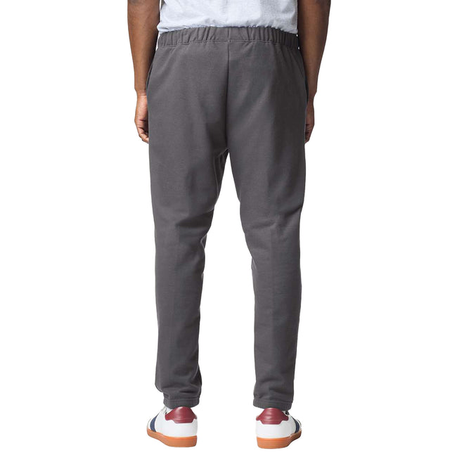 Charcoal - Back - Gildan Unisex Adult Midweight Jogging Bottoms
