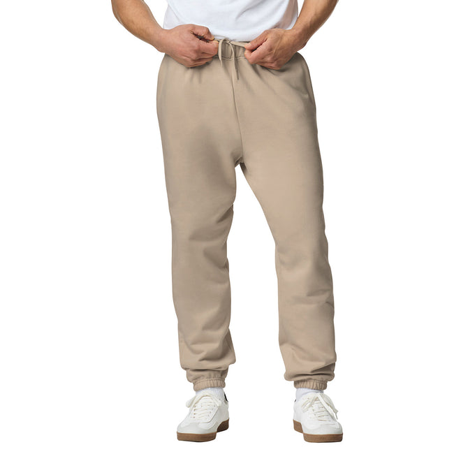 Sand - Side - Gildan Unisex Adult Midweight Jogging Bottoms