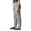 Sport Grey - Side - Gildan Mens Midweight Pocket Jogging Bottoms