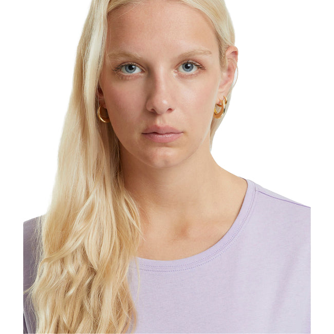 Soft Pink - Back - New Morning Studios Womens-Ladies Extended Shoulder Regular T-Shirt