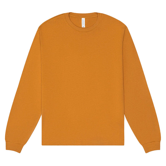 Toast - Front - Bella + Canvas Unisex Adult Heavyweight Boxy Long-Sleeved T-Shirt