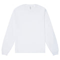 White - Front - Bella + Canvas Unisex Adult Heavyweight Boxy Long-Sleeved T-Shirt