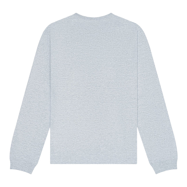 Athletic Heather - Back - Bella + Canvas Unisex Adult Heavyweight Boxy Long-Sleeved T-Shirt