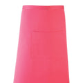 Fuchsia - Back - Premier Unisex Colours Bar Apron - Workwear (Long Continental Style)