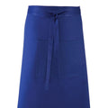 Royal - Back - Premier Unisex Colours Bar Apron - Workwear (Long Continental Style)