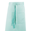 Aqua - Back - Premier Unisex Colours Bar Apron - Workwear (Long Continental Style)