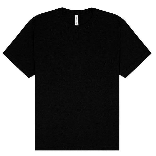 Black - Front - Bella + Canvas Unisex Adult Heavyweight Short-Sleeved T-Shirt