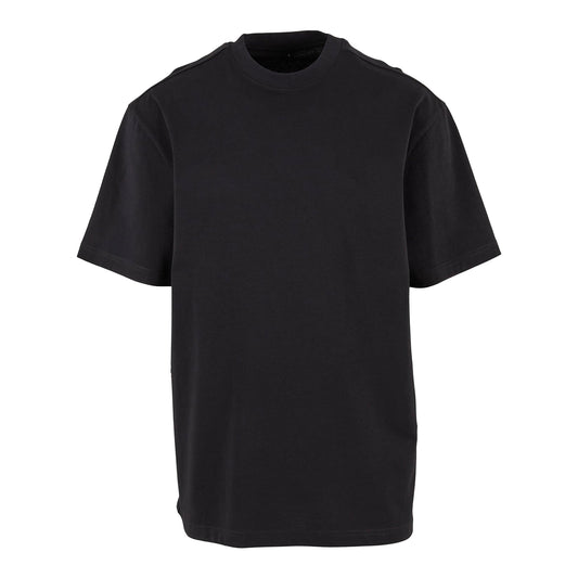 Black - Front - Build Your Brand Mens Cotton T-Shirt