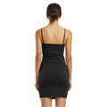 Black - Back - Build Your Brand Womens-Ladies Jersey Stretch Slim Dress