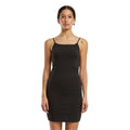 Black - Pack Shot - Build Your Brand Womens-Ladies Jersey Stretch Slim Dress