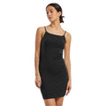 Black - Lifestyle - Build Your Brand Womens-Ladies Jersey Stretch Slim Dress
