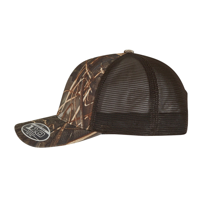 Brown - Lifestyle - Flexfit Realtree Camo Mesh Back Trucker Cap