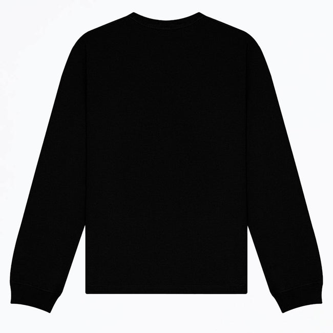 Black - Back - Bella + Canvas Unisex Adult Heavyweight Long-Sleeved T-Shirt