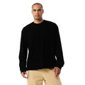 Black - Side - Bella + Canvas Unisex Adult Heavyweight Long-Sleeved T-Shirt
