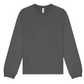 Asphalt - Front - Bella + Canvas Unisex Adult Heavyweight Long-Sleeved T-Shirt