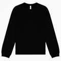 Black - Front - Bella + Canvas Unisex Adult Heavyweight Long-Sleeved T-Shirt