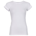 White - Front - Build Your Brand Womens-Ladies T-Shirt
