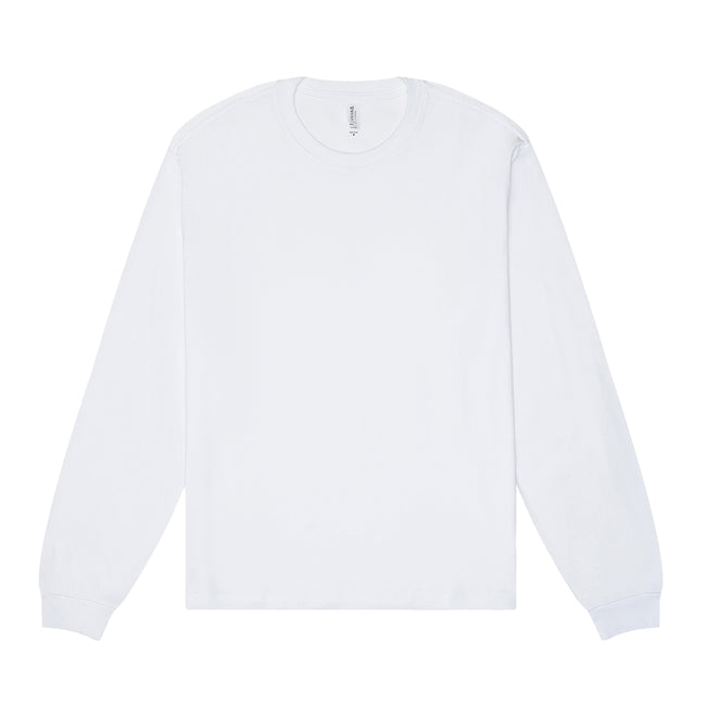 Natural - Front - Bella + Canvas Unisex Adult Heavyweight Boxy Long-Sleeved T-Shirt
