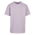 Lilac - Front - New Morning Studios Mens Jersey Cotton Oversized T-Shirt