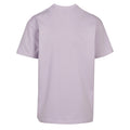 Lilac - Back - New Morning Studios Mens Jersey Cotton Oversized T-Shirt