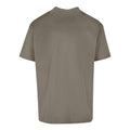 Pale Olive - Back - New Morning Studios Mens Jersey Cotton Oversized T-Shirt
