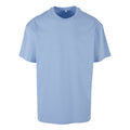 Powder Blue - Front - New Morning Studios Mens Jersey Cotton Oversized T-Shirt