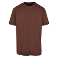 Brown - Front - New Morning Studios Mens Jersey Cotton Oversized T-Shirt