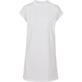 White - Front - New Morning Studios Womens-Ladies T-Shirt Dress