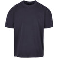 Navy - Front - New Morning Studios Mens Jersey Cotton Oversized T-Shirt