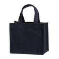 French Navy - Back - Nutshell Plain Jute Tote