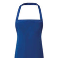 Royal - Back - Premier Ladies-Womens Essential Bib Apron - Catering Workwear