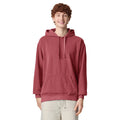 Crimson - Side - Comfort Colors Mens Plain Hoodie