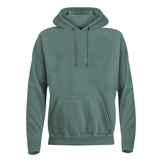 Light Green - Front - Comfort Colors Mens Plain Hoodie