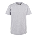 Heather Grey - Front - Build Your Brand Childrens-Kids Basic Organic T-Shirt