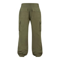 Olive - Back - Build Your Brand Mens Classic Cargo Trousers
