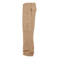 Beige - Side - Build Your Brand Mens Classic Cargo Trousers