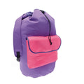Purple - Back - H&L Colour Block Laundry Bag