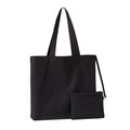 Black - Front - Nutshell Cruise Recycled 11L Tote Bag & Purse Set