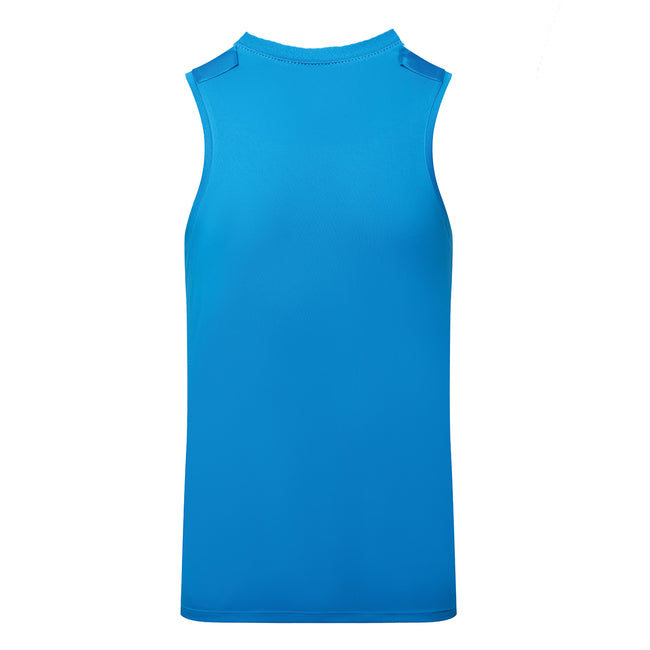 Sapphire - Back - TriDri Mens Ion-Charge Performance Vest Top