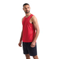 Fire Red - Side - TriDri Mens Ion-Charge Performance Vest Top
