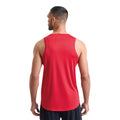 Fire Red - Back - TriDri Mens Ion-Charge Performance Vest Top